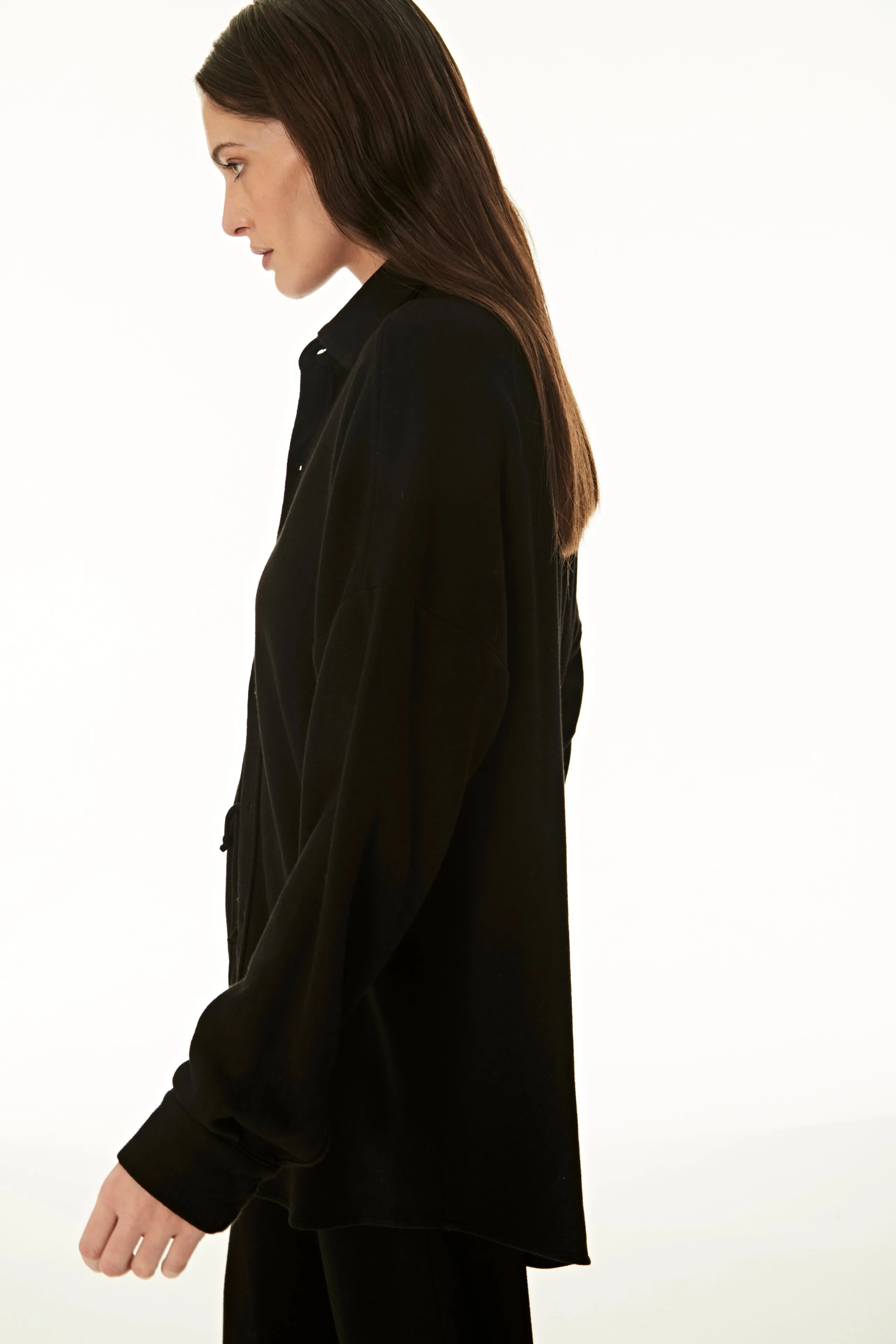 Oversized Button Front