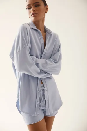 Oversized Button Front