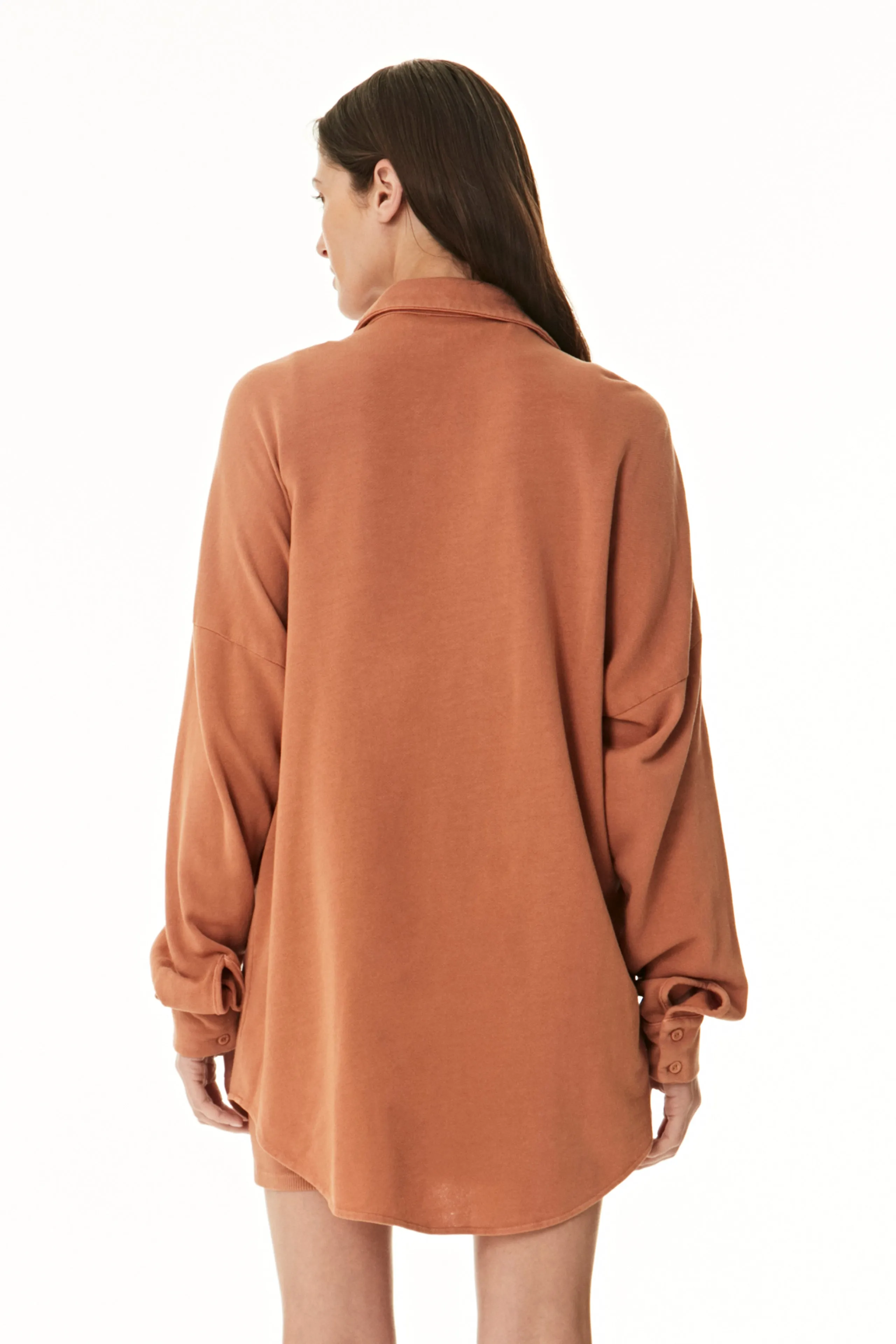 Oversized Button Front