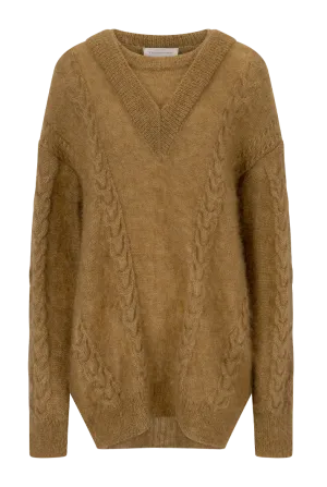 Oversized Cable Knit Sweater