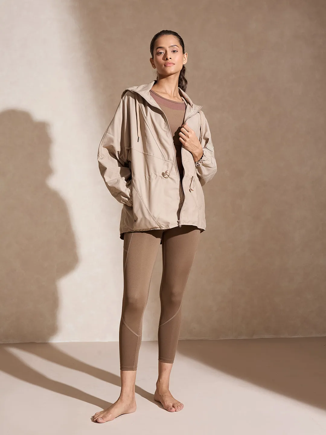 Oversized Commuter Jacket Dune