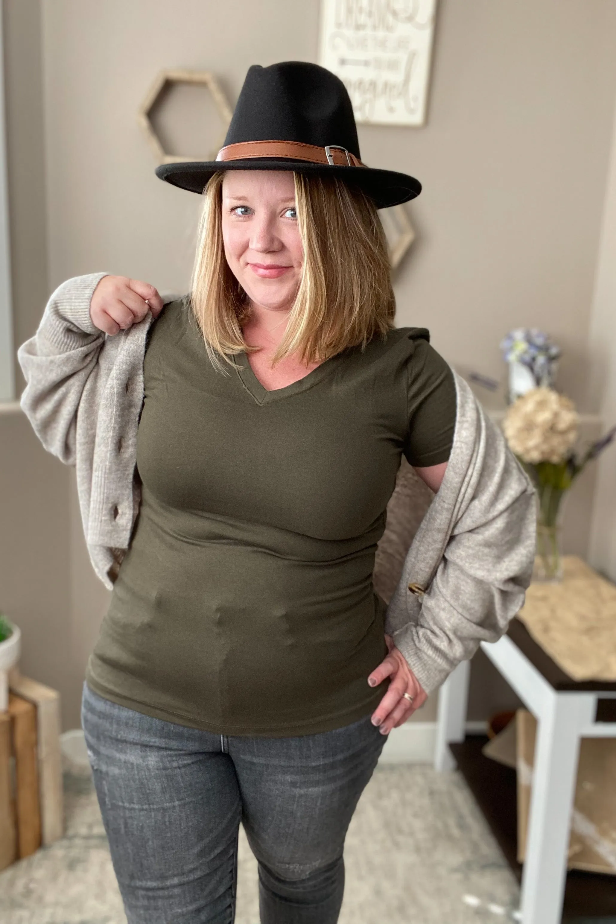 Oversized Hi-Lo Sweater Cardigan