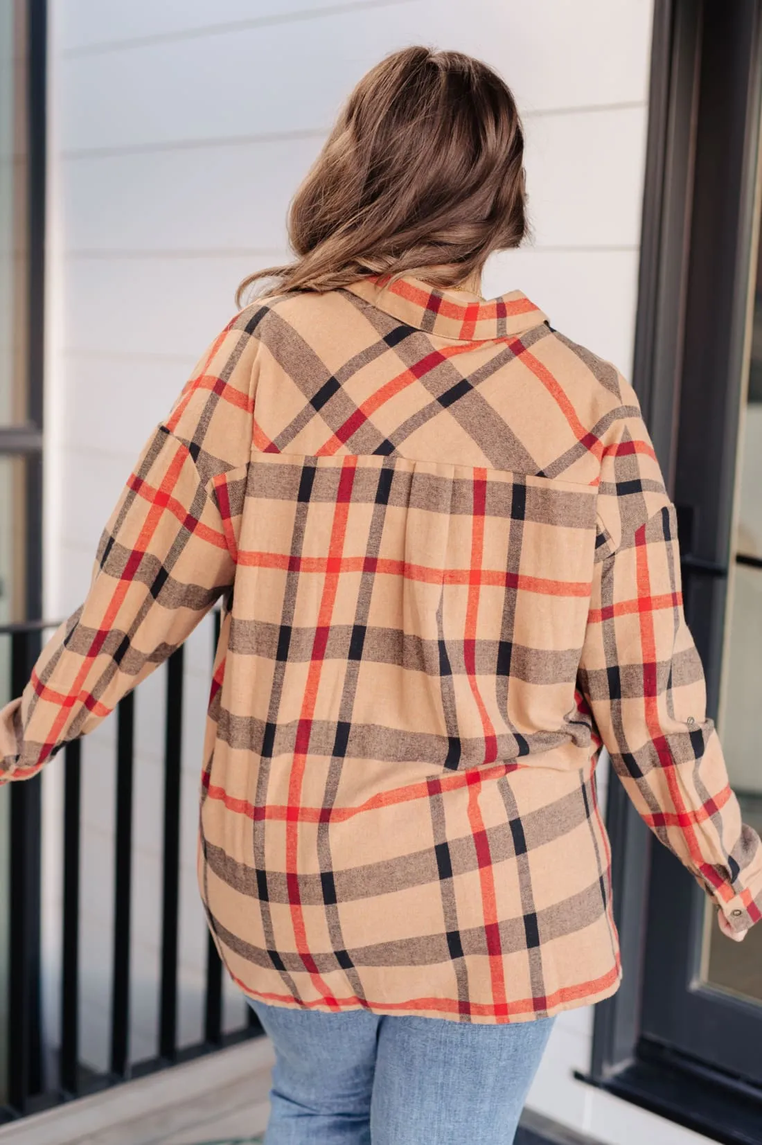 Oversized Plaid Flannel Shirt