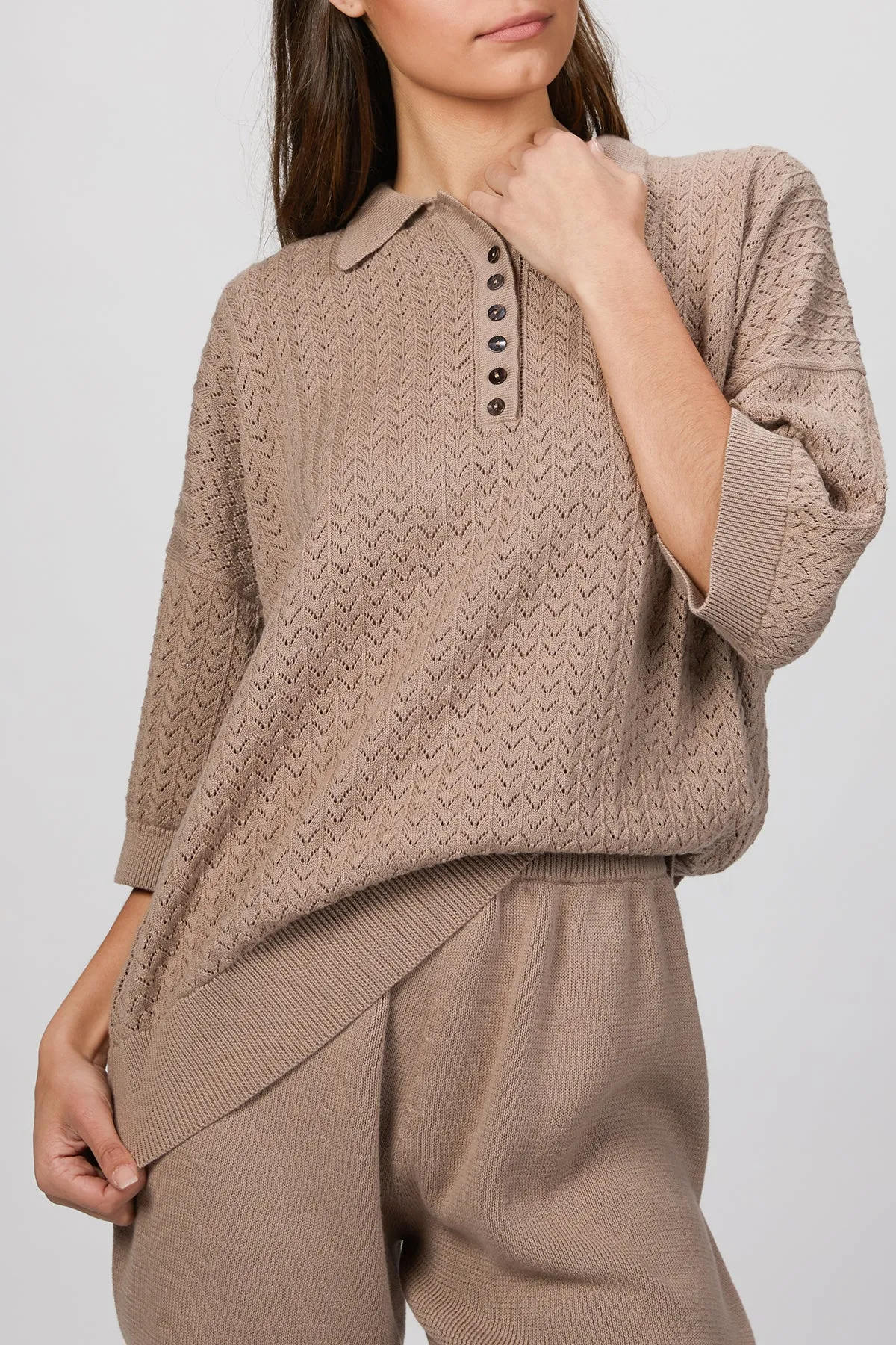 OVERSIZED POLO SHIRT