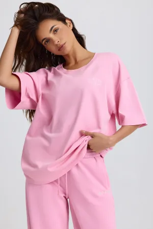 Oversized T-Shirt in Baby Pink
