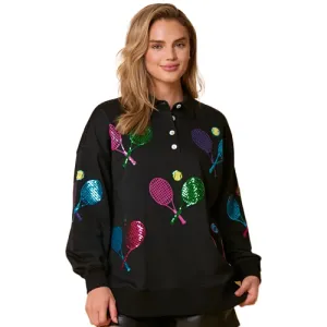 Oversized TENNIS Henley