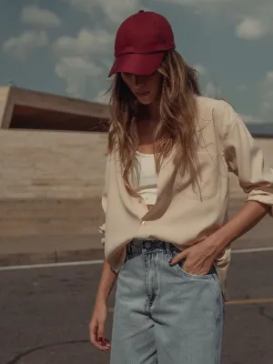PARACHUTE SLEEVES SHIRT - SAND
