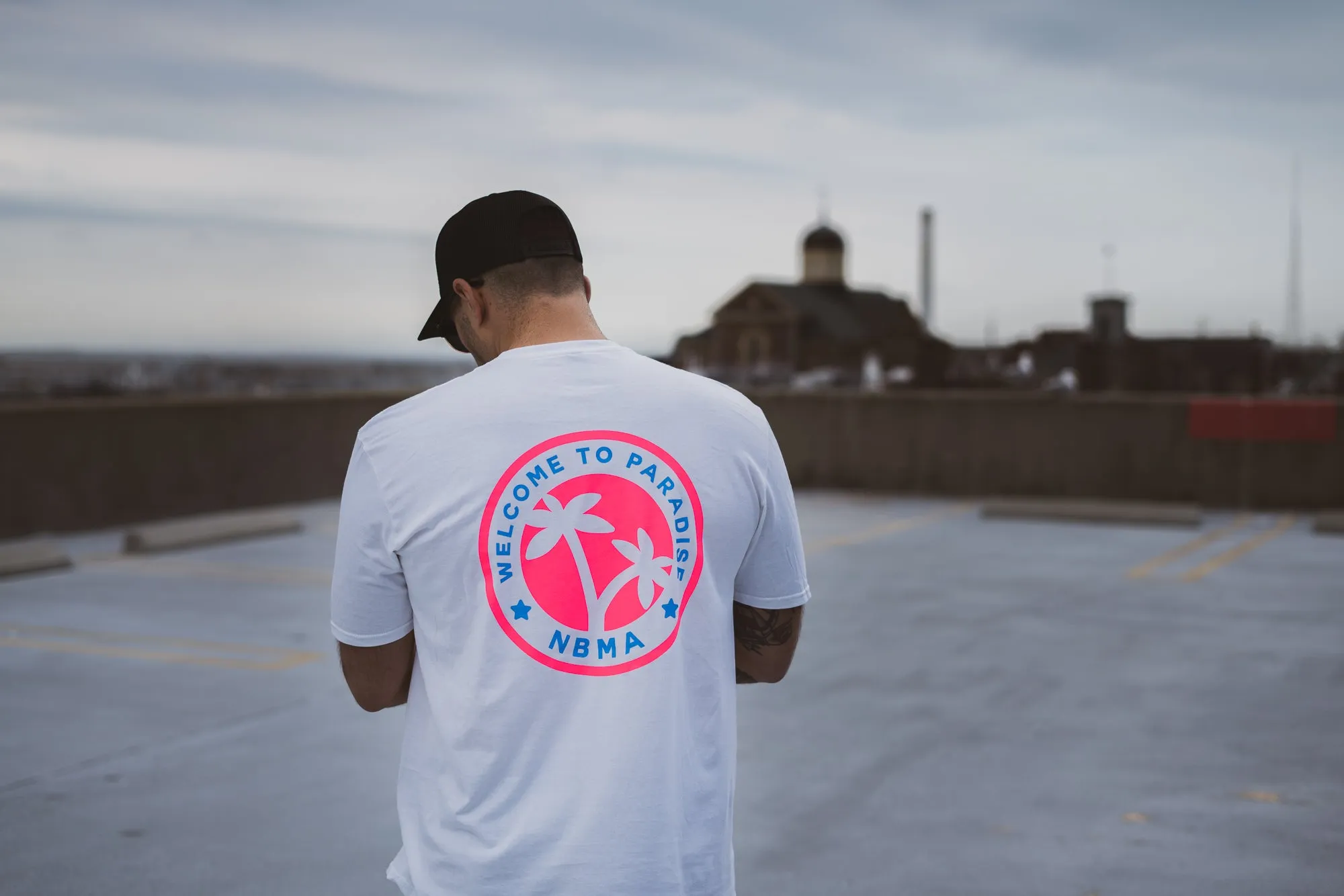 PARADISE - White Short Sleeve Tee