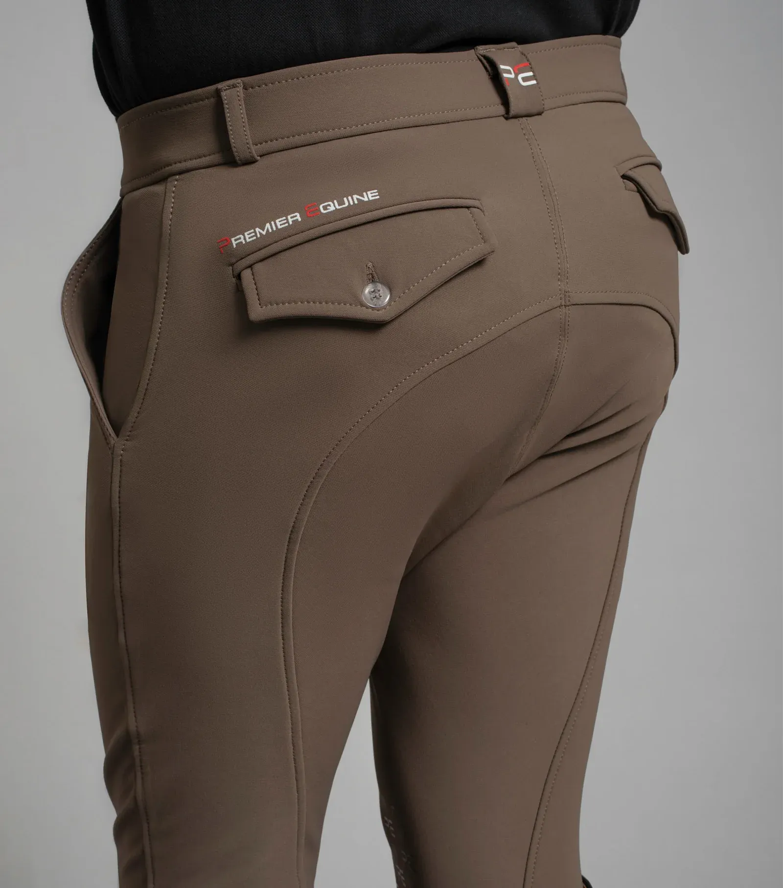 PEI Santino Men's Gel Knee Breeches - Brown