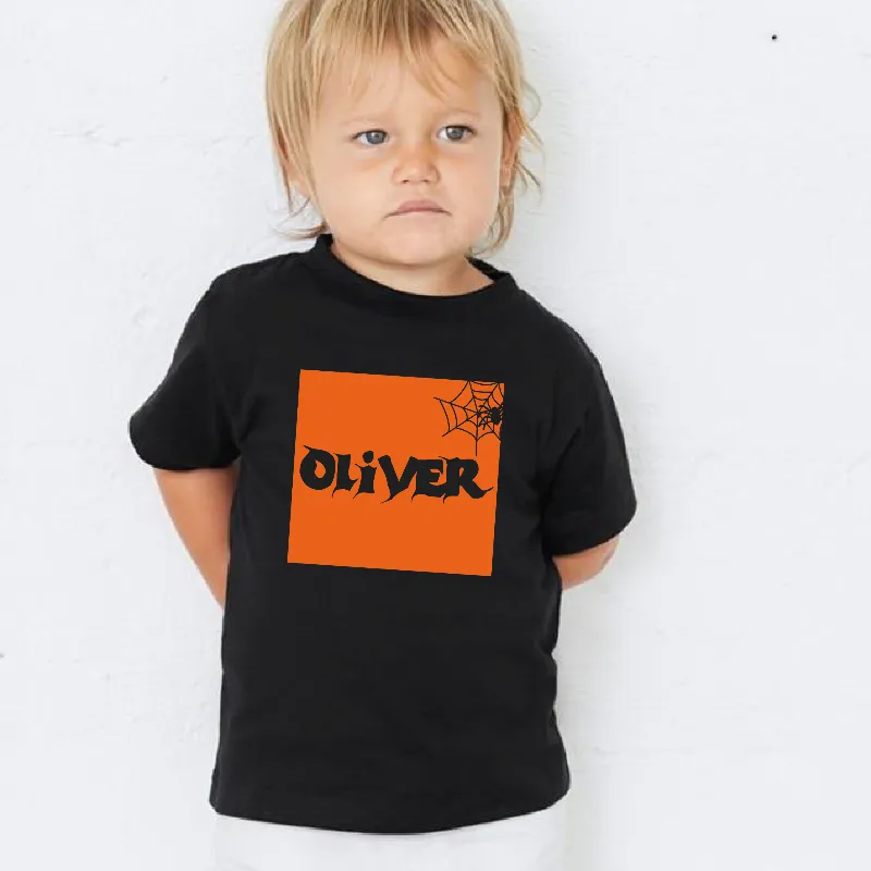 Personalised Halloween Kid's T-shirt