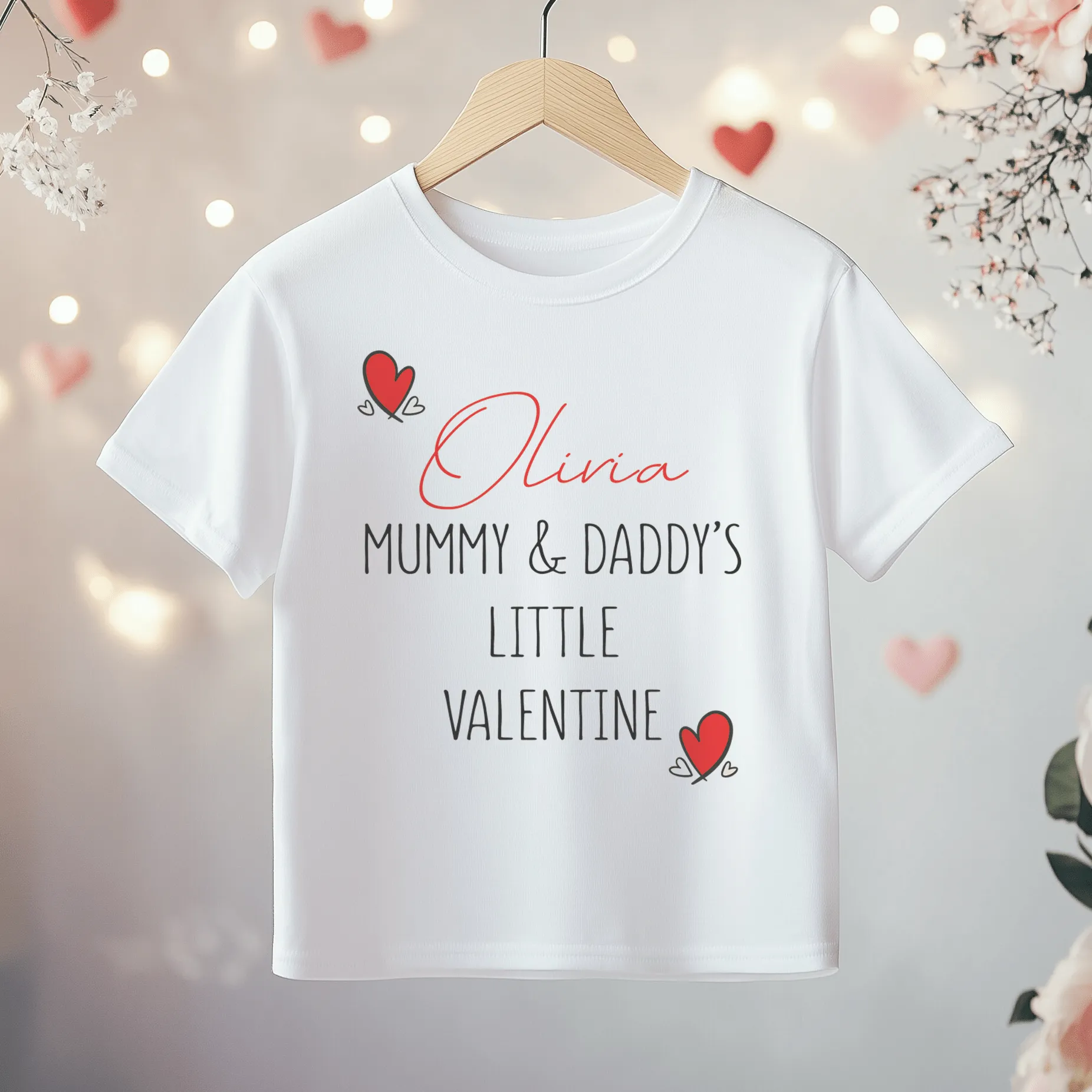 Personalised Little Valentine Toddler & Kids T Shirt