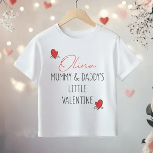 Personalised Little Valentine Toddler & Kids T Shirt