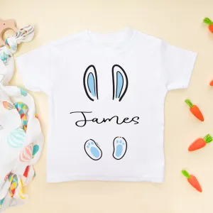 Personalised Name Easter Boy T Shirt