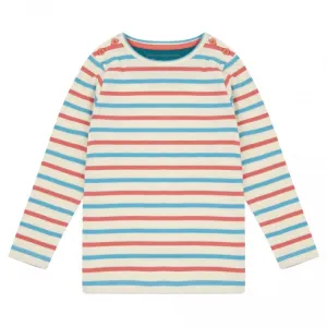 Piccalilly | Striped Ribbed Long Sleeve Tee