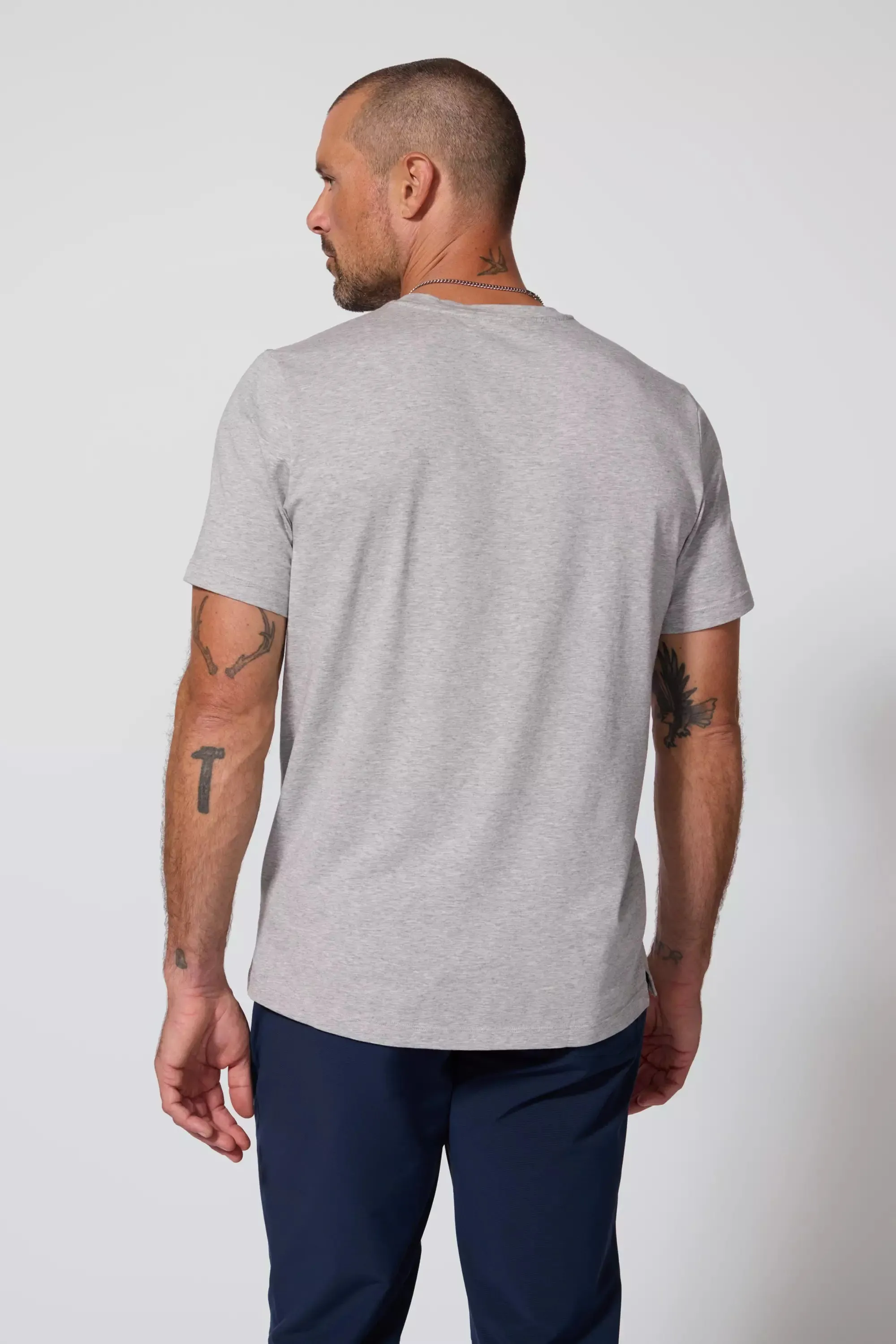 Pima Cotton Tee - Htr Concrete