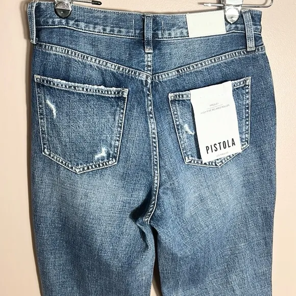Pistola Presley High Rise Relaxed Roller Jeans