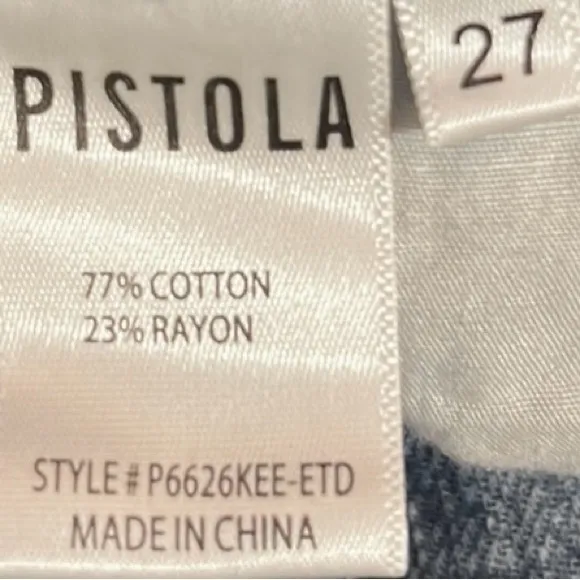 Pistola Presley High Rise Relaxed Roller Jeans