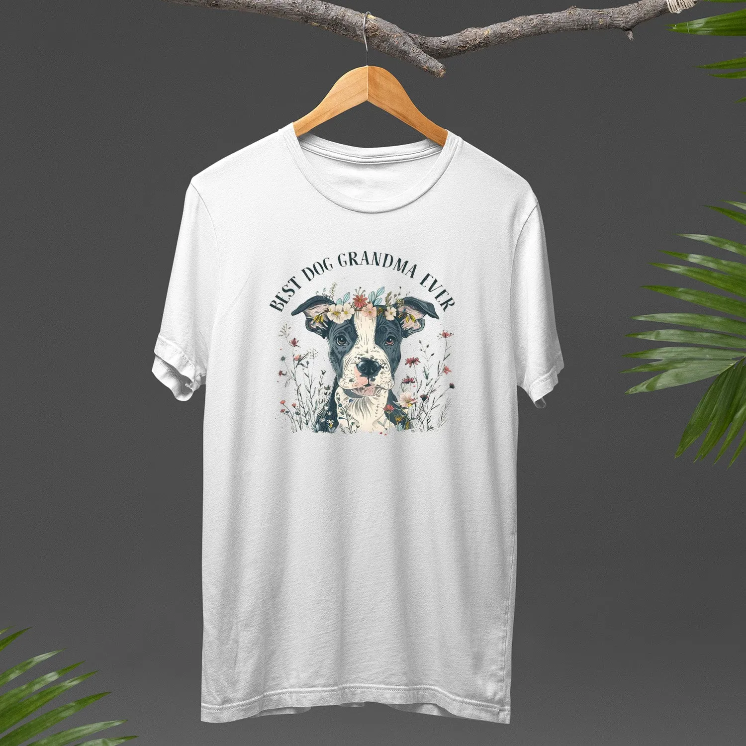 Pit Pull Dog T-shirt, Pet Lover Shirt, Dog Lover Shirt, Best Dog Grandma Ever T-Shirt, Dog Owner Shirt, Gift For Dog Grandma, Funny Dog Shirts, Women Dog T-Shirt, Mother's Day Gift, Dog Lover Wife Gifts, Dog Shirt