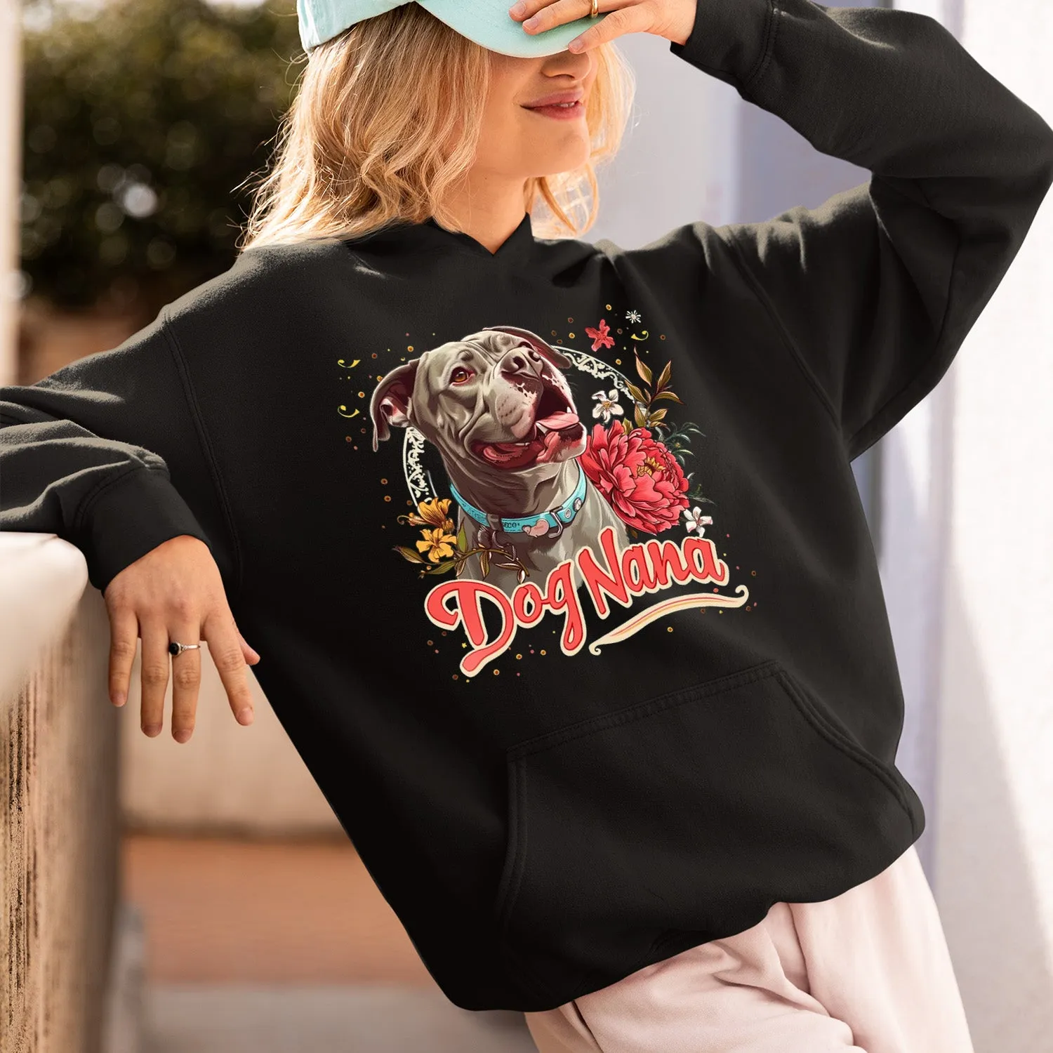 Pit Pull Dog T-shirt, Pet Lover Shirt, Dog Lover Shirt, Dog Nana  T-Shirt, Dog Owner Shirt, Gift For Dog Grandma, Funny Dog Shirts, Women Dog T-Shirt, Mother's Day Gift, Dog Lover Wife Gifts, Dog Shirt 01