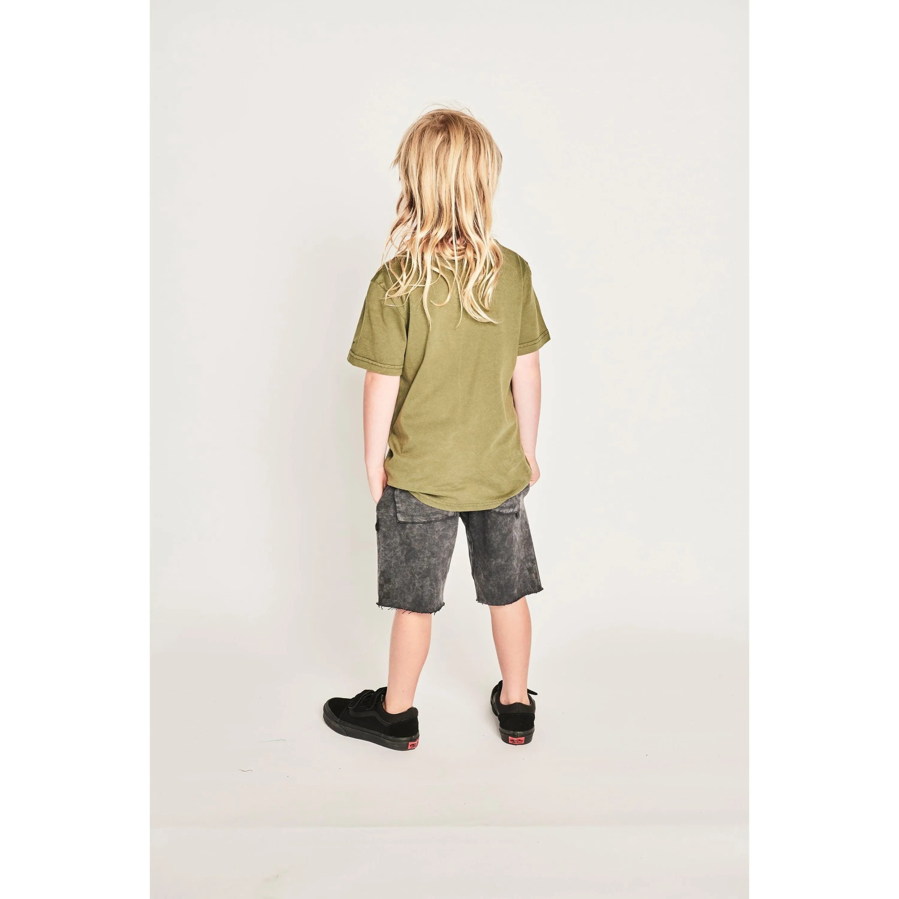 Pkt Check Ss Tee - Mineral Olivine