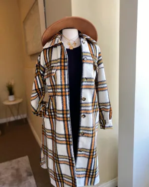 Plaid Jacket With Pockets