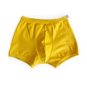 Plain Yellow Unisex Boxers | Men’s Women’s Pants | Organic Cotton Underwear
