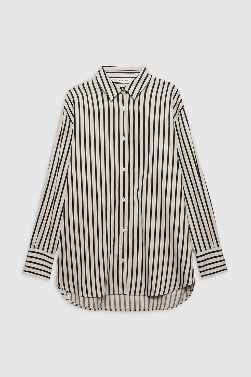 Plaza Shirt - Black And Tan Stripe