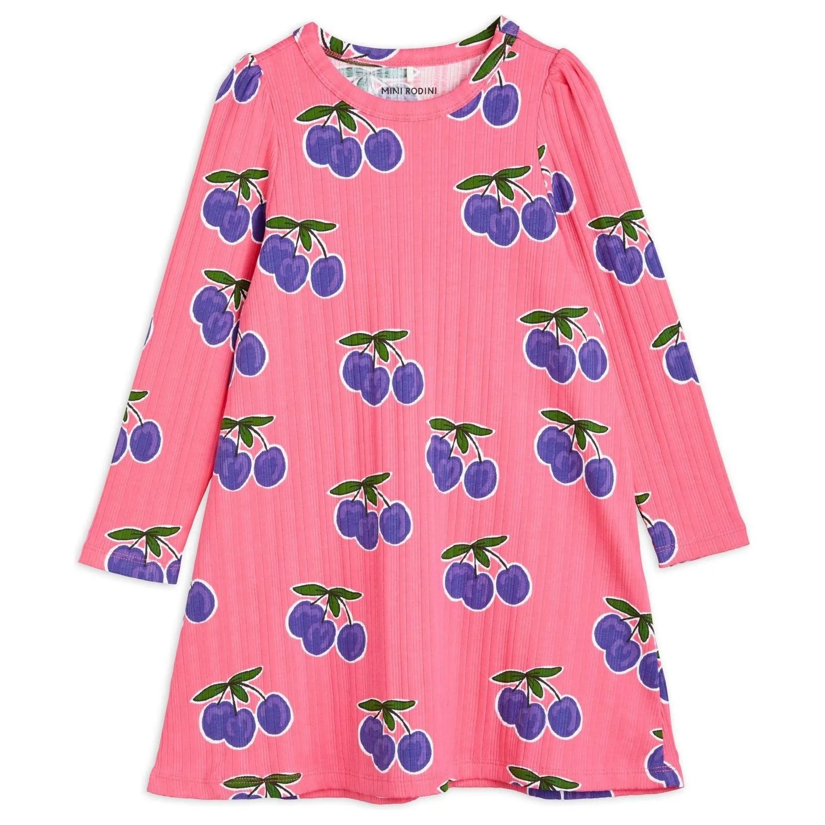 Plum Aop Ls Dress