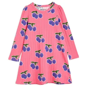 Plum Aop Ls Dress