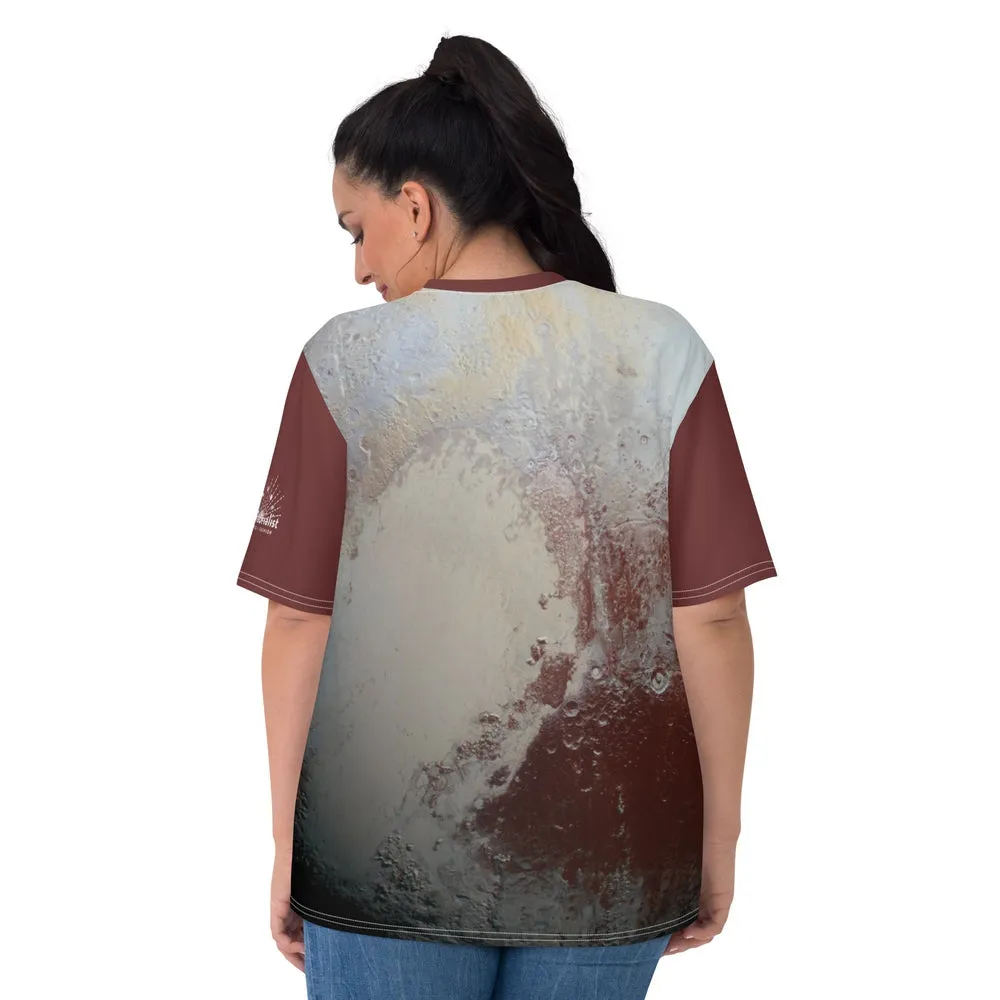 Pluto by New Horizons Fitted T-Shirt