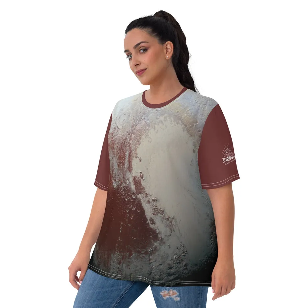 Pluto by New Horizons Fitted T-Shirt