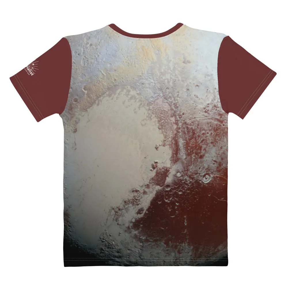 Pluto by New Horizons Fitted T-Shirt