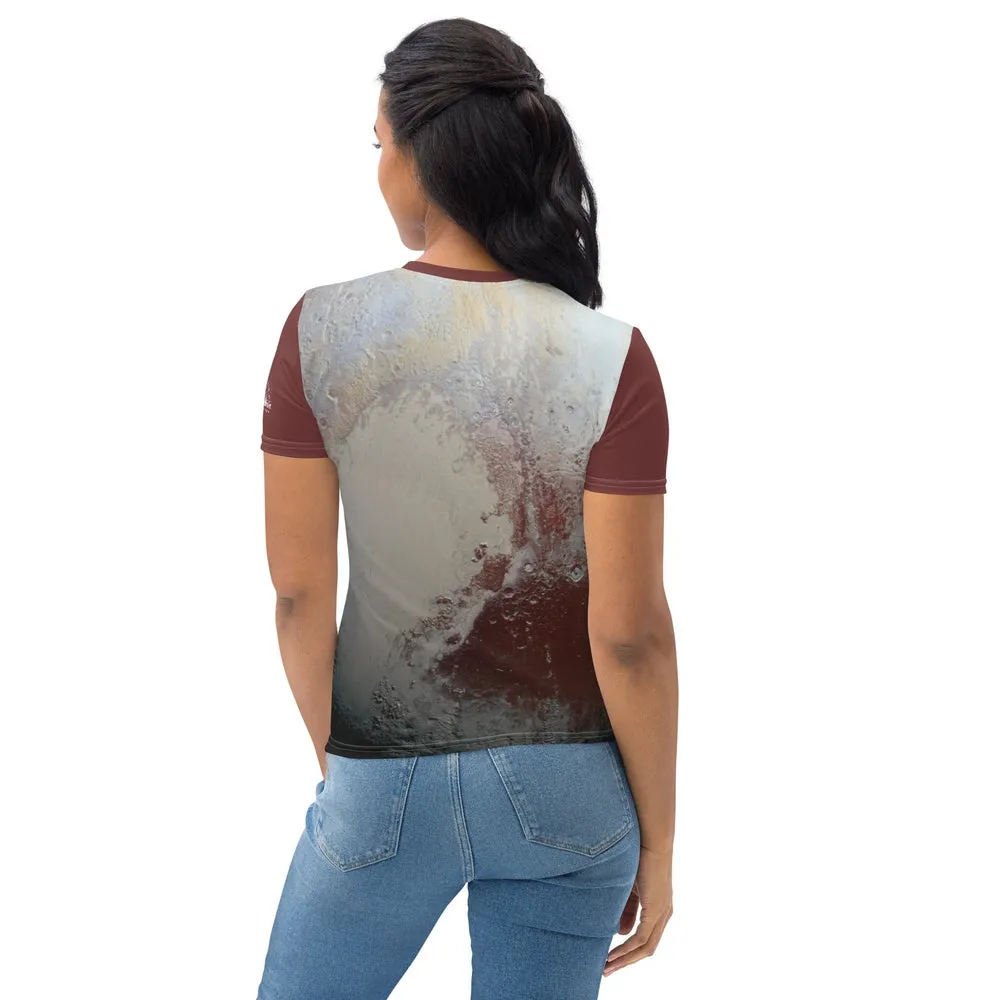 Pluto by New Horizons Fitted T-Shirt