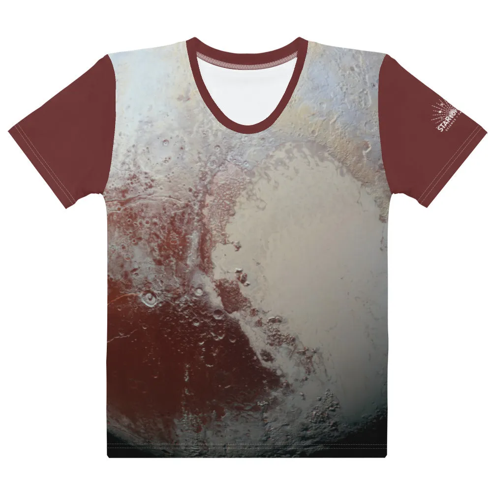 Pluto by New Horizons Fitted T-Shirt