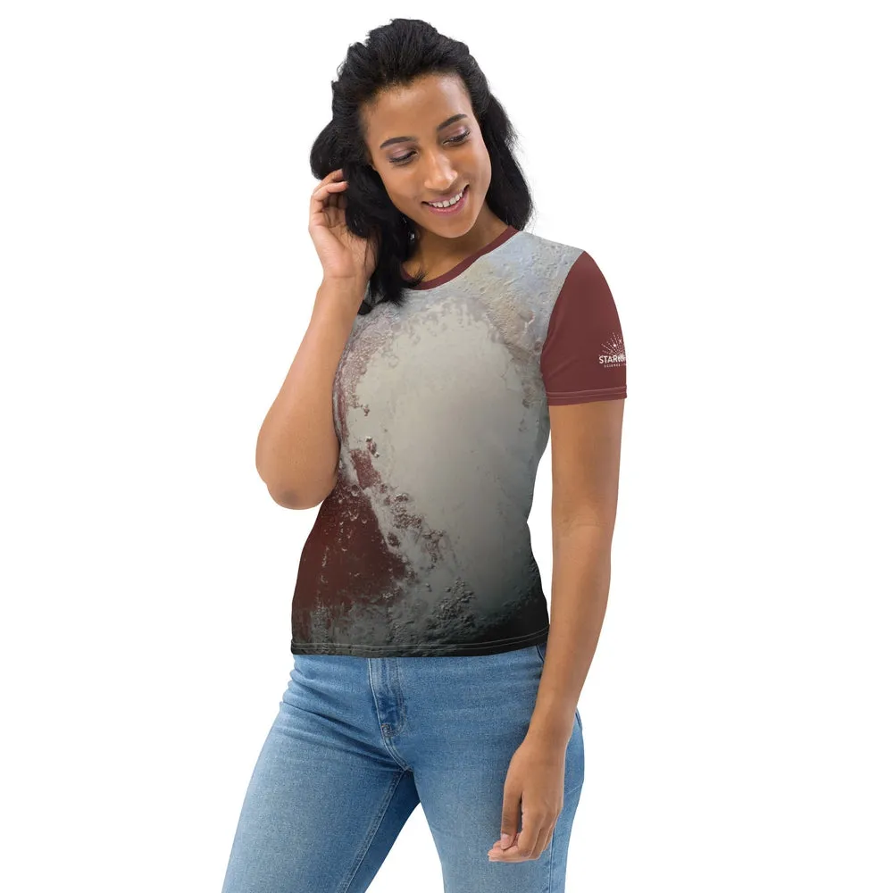 Pluto by New Horizons Fitted T-Shirt