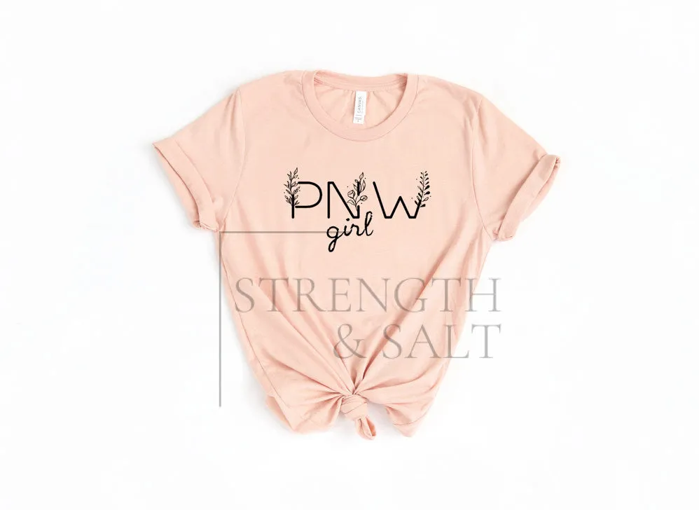 PNW Floral Tee
