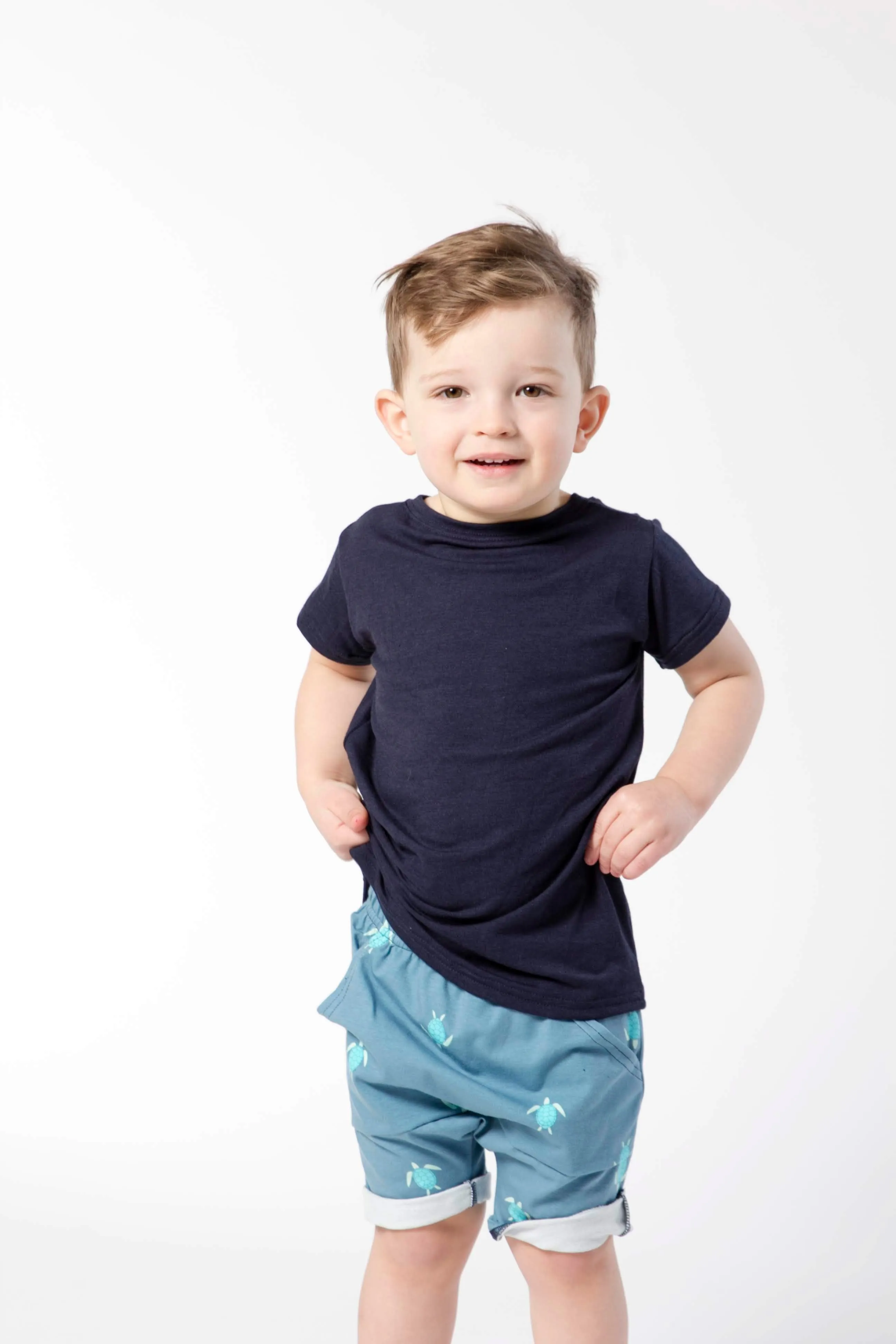 Pocket Shorts - Turtles (6-12m)*