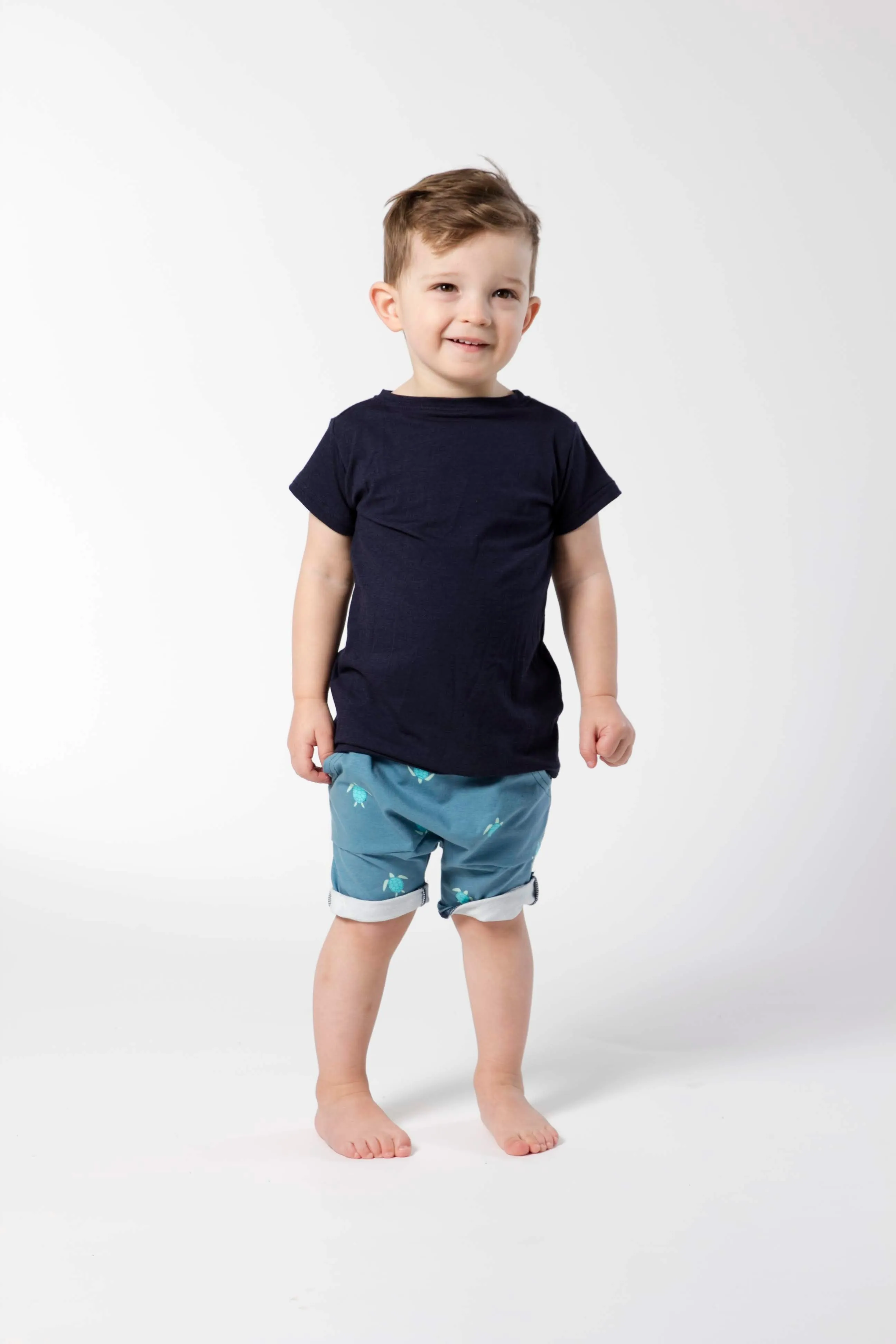 Pocket Shorts - Turtles (6-12m)*