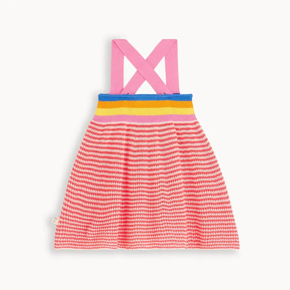 Poole - Red Knitted Sun Dress