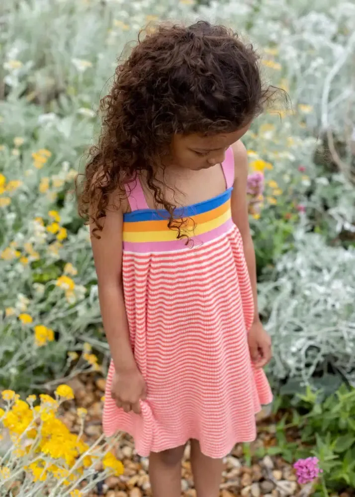 Poole - Red Knitted Sun Dress