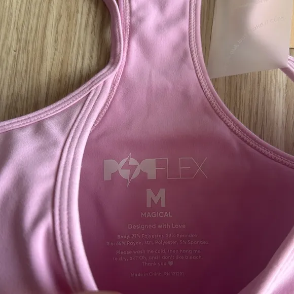 POPFLEX Plié Corset Crop Bralette in Bubblegum 🫶