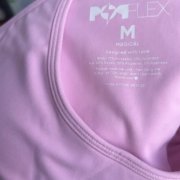 POPFLEX Plié Corset Crop Bralette in Bubblegum 🫶