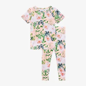 Posh Peanut Harper Basic S/S Micro Ruffled Shirt & Long Pants