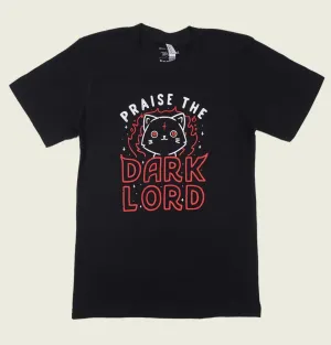 PRAISE THE DARK LORD Cat Unisex T-shirt