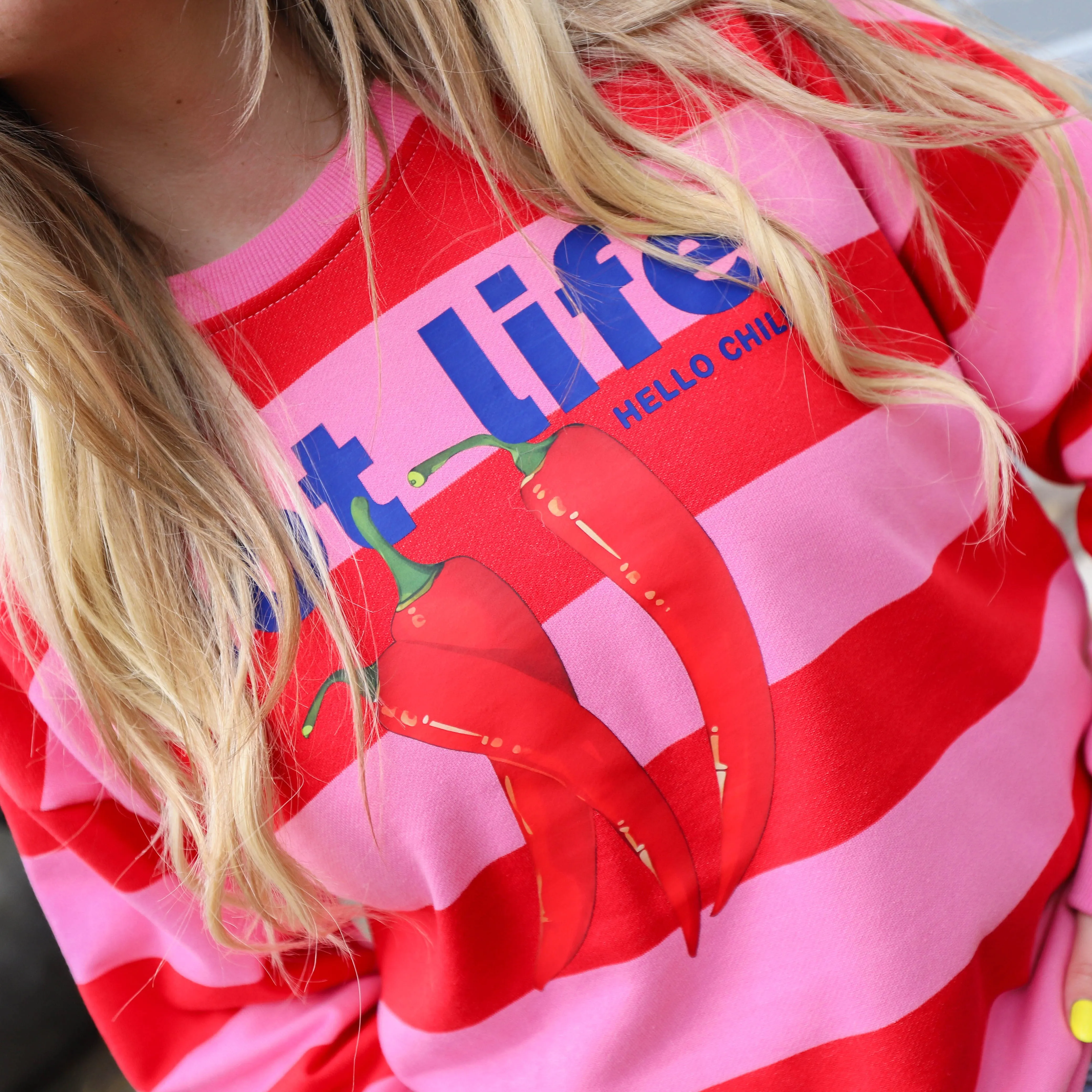 PRE-ORDER! Chilli sweater rood roze