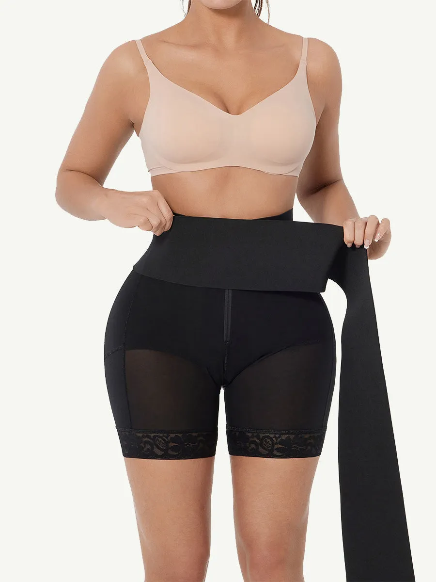 [Pre Order] Shapewear Pants With A Rubber String Waist Trainer1