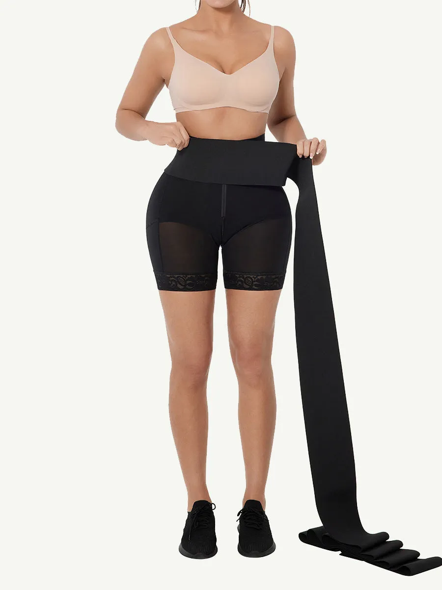 [Pre Order] Shapewear Pants With A Rubber String Waist Trainer1