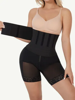 [Pre Order] Shapewear Pants With A Rubber String Waist Trainer1