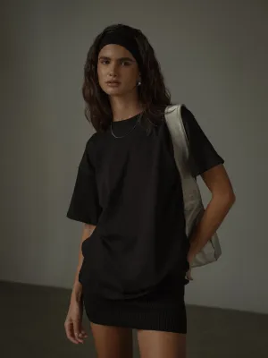 PREMIUM COTTON T-SHIRT - BLACK