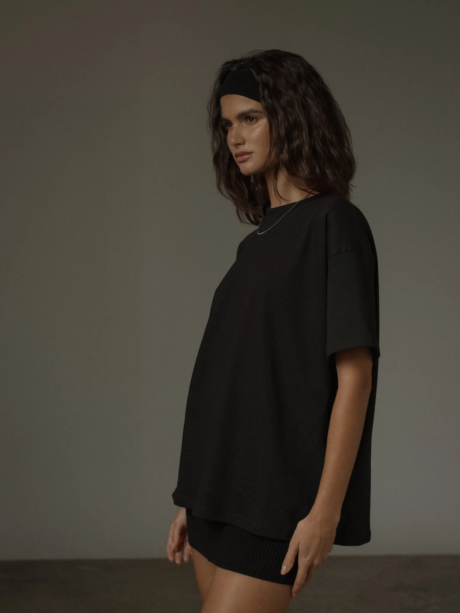 PREMIUM COTTON T-SHIRT - BLACK